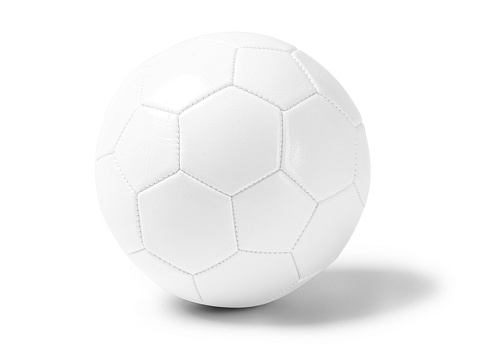 Футбольный мяч FABIO 2-го размера из искусственной кожи, белый (Р)