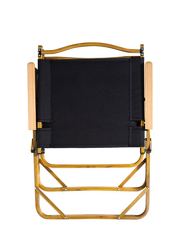 Стул MW02 складной, черный, светлое дерево - рис 5.