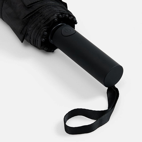 Зонт складной с УФ-защитой Ribstar, черный - рис 7.