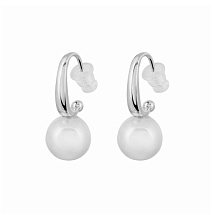 Серьги WHITE PEARL Fiore Luna ABE29654-02 S