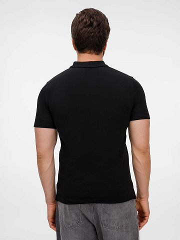 Рубашка поло унисекс Tervise, черная - рис 8.