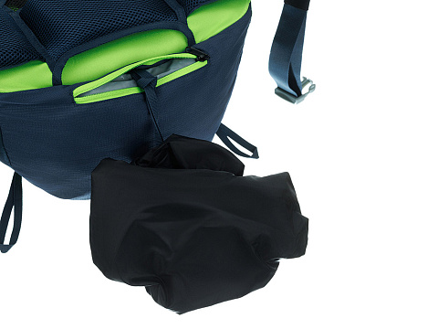 Туристический рюкзак TORBER КЕМПИНГ, синий/салатовый, полиэстер, 36 х 54 х 16 см - рис 11.