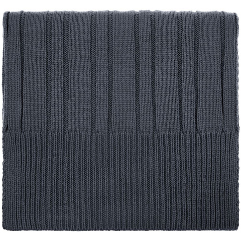 Шарф Knit Beat, темно-серый - рис 3.
