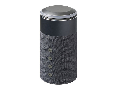 Колонка с беспроводной Magsafe-зарядкой для смартфона и наушников Мьюзик, 15 Вт, черный - рис 2.