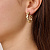 Серьги TAMARIN SG GOLDEN Dyrberg Kern 470015 - миниатюра - рис 4.