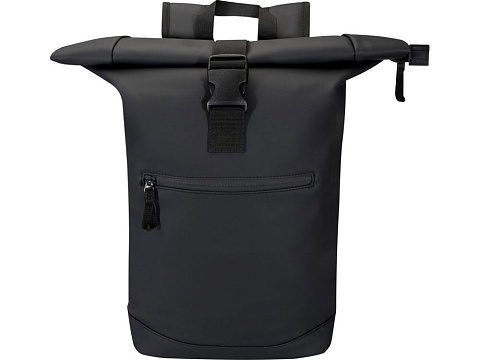 Переработанный рюкзак Реси Плюс 15 GRS с закручивающимся верхом объемом 18 л, черный - рис 2.