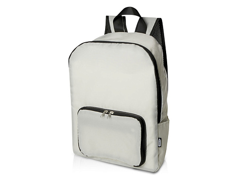 Складной рюкзак EcoFold объемом 15 л из переработанного ПЭТ-пластика - Sandstone