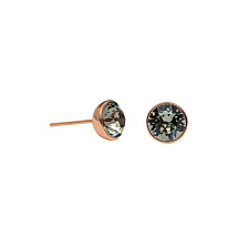 Пусеты Black Dia Fiore Luna SWE298 BLD RG