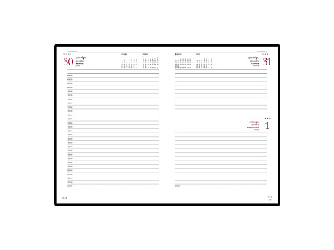 Ежедневник А5 датированный Sidney Nebraska 2026, серый (золотой обрез) - рис 2.