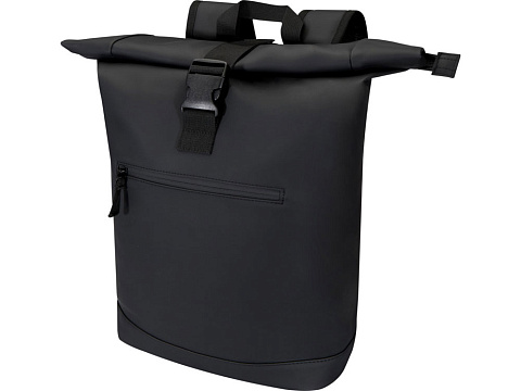 Переработанный рюкзак Реси Плюс 15 GRS с закручивающимся верхом объемом 18 л, черный