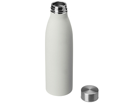 Стальная бутылка Rely, 650 мл, белый, off white - рис 2.