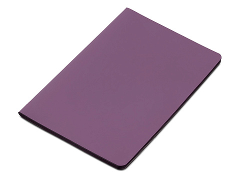 Блокнот Audrey А5 на сшивке в гибкой обложке софт-тач, фиолетовый