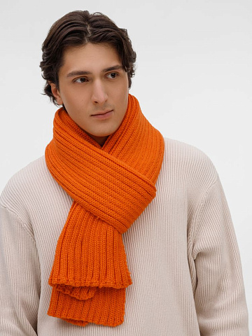 Шарф HappyGo, оранжевый - рис 6.