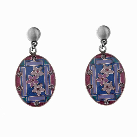Серьги Незабудки Clara Bijoux A75771 BL