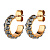 Серьги HEIDI SG GREY Dyrberg Kern 450057 - миниатюра