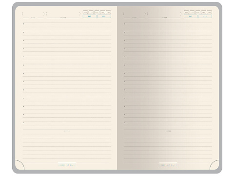 Ежедневник недатированный А5 Premier, серый - рис 7.