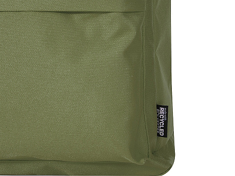Байрон рюкзак для 14-дюймового ноутбука объемом 16 л, изготовленный из переработанных материалов по стандарту GRS, оливковый - рис 6.