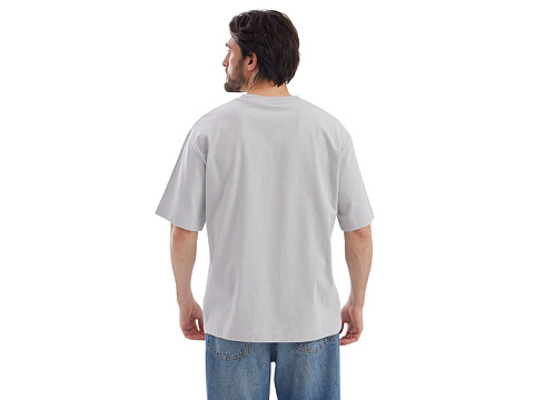 Футболка Kyoto из джерси 180 г/м2 с пич отделкой, унисекс, жемчужный - рис 2.