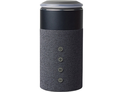 Колонка с беспроводной Magsafe-зарядкой для смартфона и наушников Мьюзик, 15 Вт, черный - рис 3.