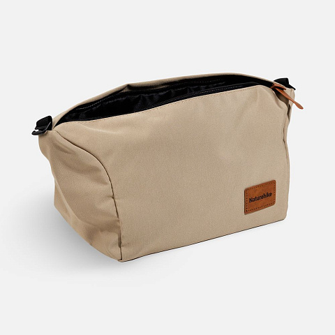 Косметичка дорожная XS01, бежевая - рис 4.