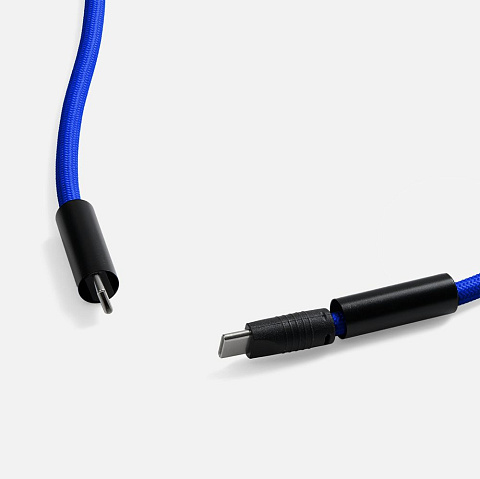 Кабель-ланьярд energyFlex Power Delivery 60 Вт, темно-синий - рис 6.