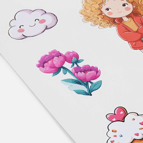 Стикерпак бумажный Thematic, для девочек - рис 4.