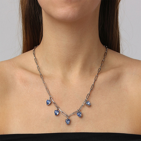 Колье  SOUL SS LIGHT BLUE - рис 2.