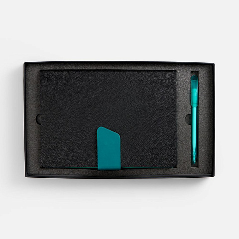 Набор Boom, черный с бирюзовым - рис 3.