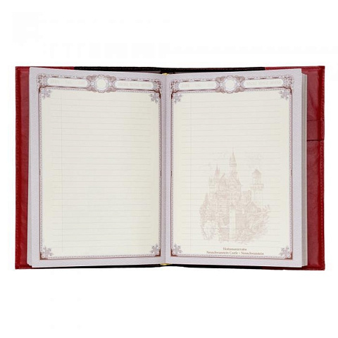 Ежедневник А5 «Ритм граней», красный - рис 2.