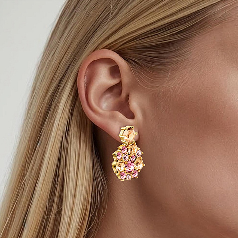 Серьги FREESIA SG ROSE - рис 3.