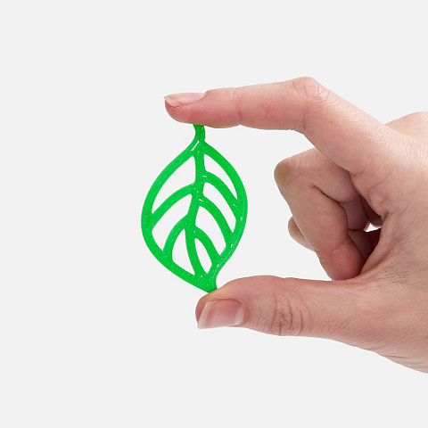 Подвеска Flora, 3D-печать на заказ, лист розы - рис 3.