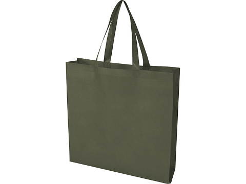 Экосил эко-сумка с ластовицей из нетканого материала, переработанного по стандарту GRS, объемом 12 л, зеленый лесной