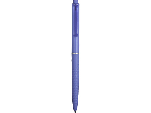 Ручка пластиковая soft-touch шариковая Plane, светло-синий - рис 2.