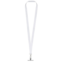 Ланъярд 2 см под сублимацию с трендовым карабином и металлическим держателем для телефона, серебристый