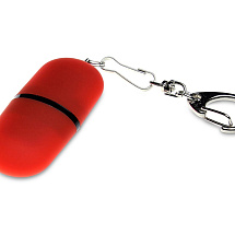 Флешка Goutte Soft-touch на 16 Гб, красный