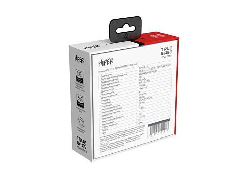 Беспроводные наушники HIPER TWS TRUE BASS HTW-KTX14 (Р) - рис 5.