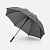 Зонт-трость Simple Golf, серый - миниатюра