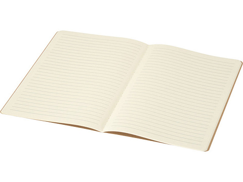 Slyk блокнот на сшивке из крафт-бумаги формата А5 с линованными страницами, натуральный - рис 4.