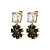 Серьги POPPY SG CRYSTAL / BLACK Dyrberg Kern 470119 - миниатюра