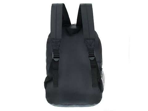 Рюкзак складной TORBER, черный, полиэстер, 49x33x12 см - рис 4.