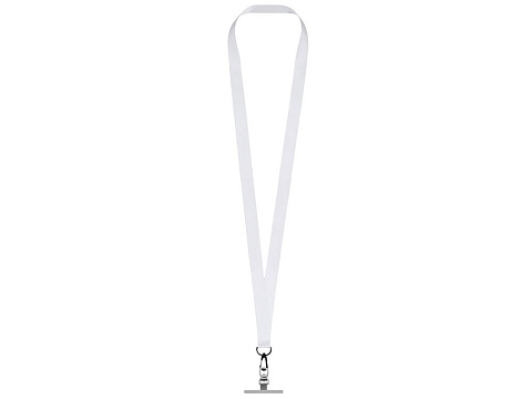 Ланъярд 2 см под сублимацию с трендовым карабином и металлическим держателем для телефона, черный