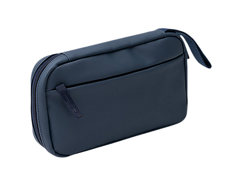 Косметичка-органайзер DULAC/ЛАВИЯ из искусственной кожи, синий нейви - рис 2.