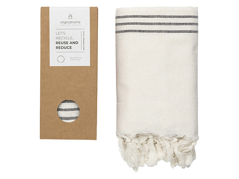 Originalhome плед 3-в-1 из переработанных материалов - 85 x 175 см - Белый
