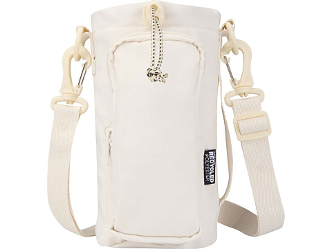 Трип Эви дорожная сумка для бутылок из переработанного материала объемом 2 л, кремовый - рис 2.