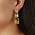Серьги ESMARA SG GOLDEN / CRYSTAL Dyrberg Kern 460013 - миниатюра - рис 4.