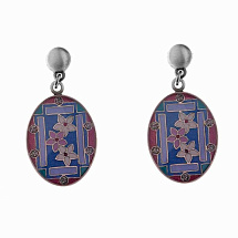 Серьги Незабудки Clara Bijoux A75771 BL