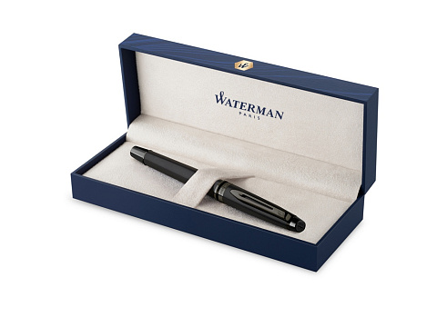 Перьевая ручка Waterman Expert Black F BLK в подарочной упаковке - рис 3.