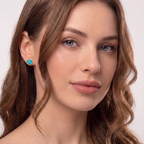 Серьги Aquamarine - рис 2.