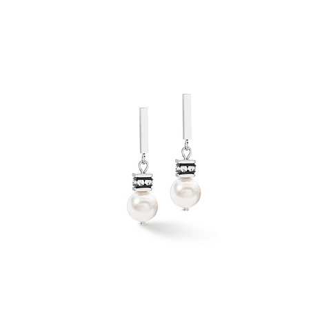 Серьги White-Silver