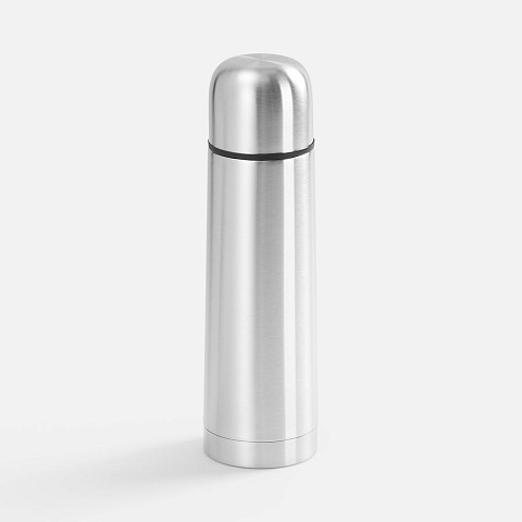 Термос Plain 500, ver.2, серебристый - рис 3.